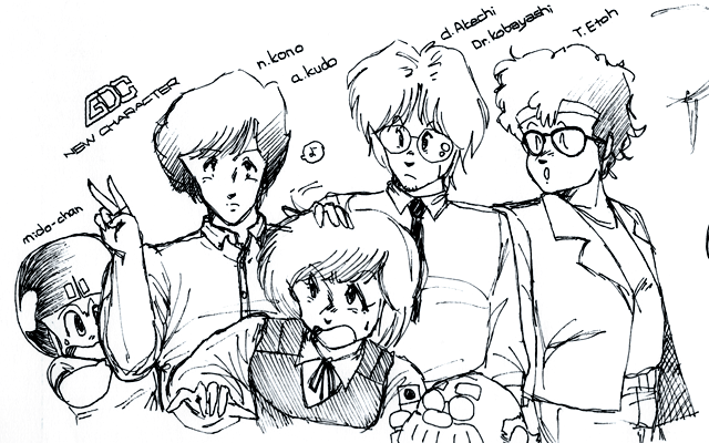 [GALAXY DETECTIVE COMPANY]、タイトルの元絵(^_^;)ちょっと直してたり、描き足しとかしてますなー