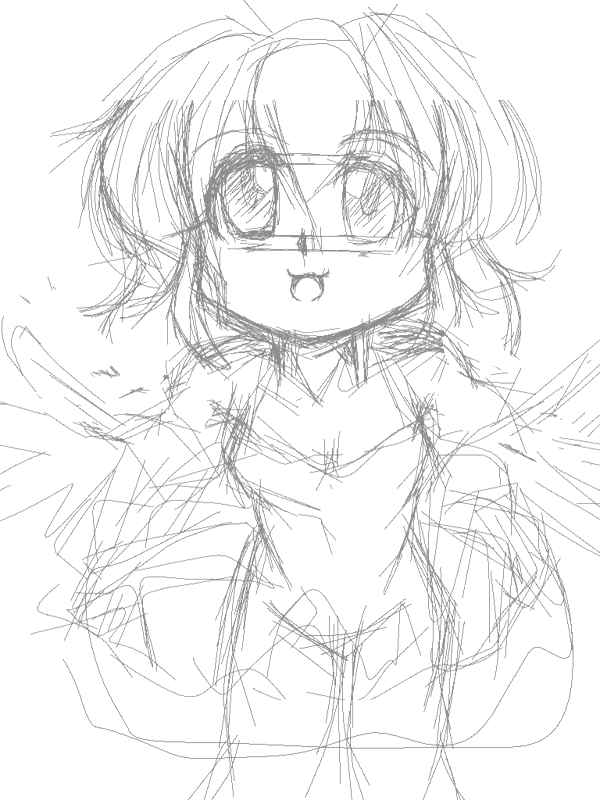 恐らくiPad + PhotoshopTouch での楽描き(^_^;)その2