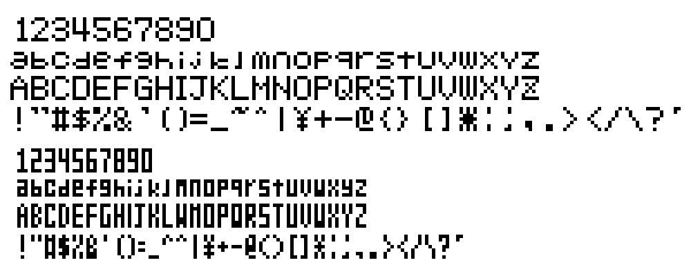 あー、なんか誤字ってなぁ…って、小文字の定義が統一されてなくて、トコロによってバラバラになってるみたいだ…今後は気を付けよう(^_^;)そんな訳で、ここに調整版を再掲w