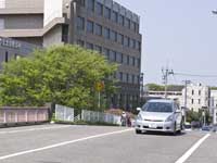 松波陸橋現在 東方向を望む