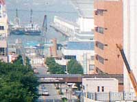 当時のオフィスから横浜港を望む…が、よく見れば大桟橋が無いヽ(^.^;)丿