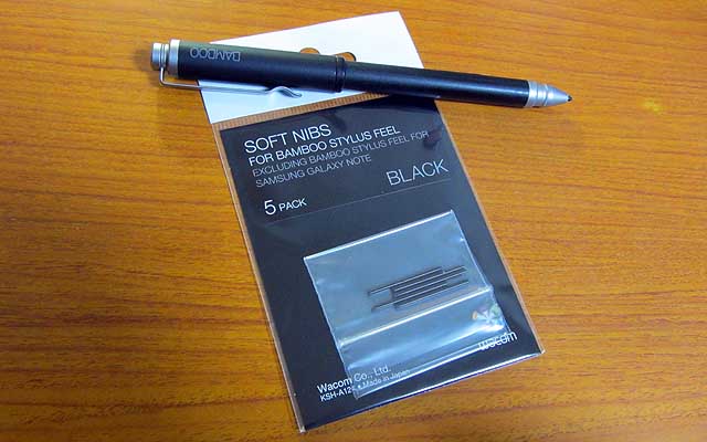 WACOMの BAMBOO STYLUS feel(CS300UK)用替芯、ACK20603、これでしばらく持つw