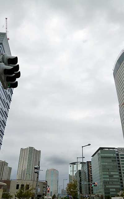 来た時にはまだ青空(日記絵の背景)だったのに、打ち合わせ終わって外に出たら、この空模様であるヽ(^.^;)丿