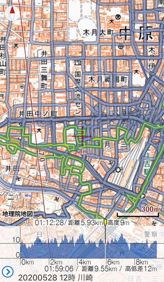 ただ歩くだけだと、いつも同じコースになったりしてしまうので、とりあえず地図の道をGPSログで埋めよう…なんてコトを…ヽ(^.^;)丿