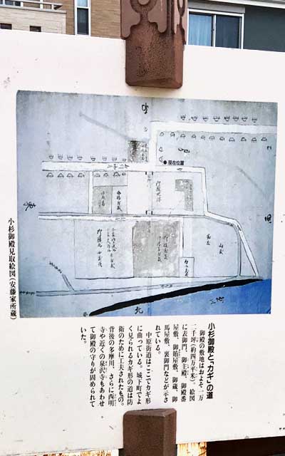 川崎歴史ガイド 中原街道ルート 小杉御殿と「カギ」の道