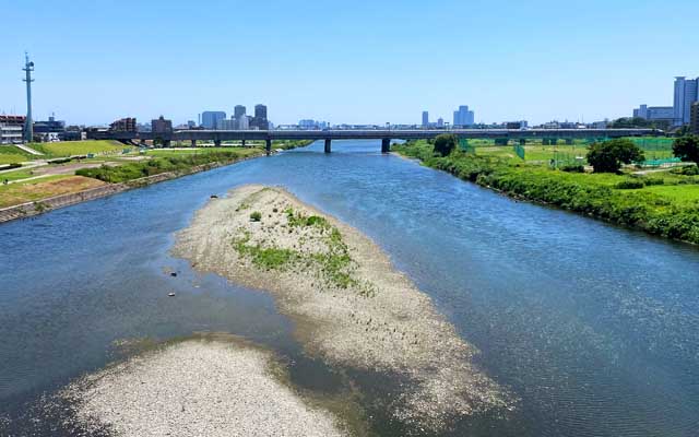 ガス橋渡って都内に入り、地図埋めして丸子橋を渡って帰る、よく通るルートですよヽ(^.^;)丿