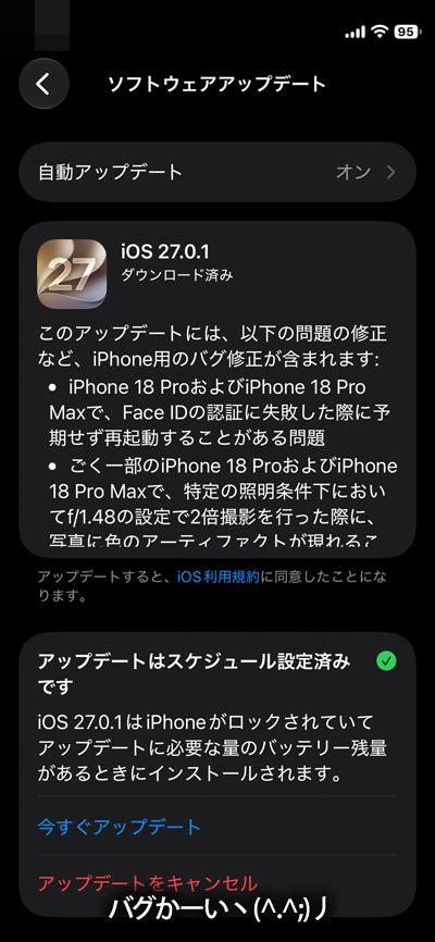 iPadOSもでした…(^_^;)